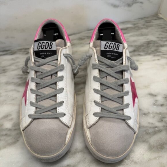 Golden Goose Super-Star limited LTD161/205 (pink star/heel tab) Size EU37/US7 - Picture 13 of 13
